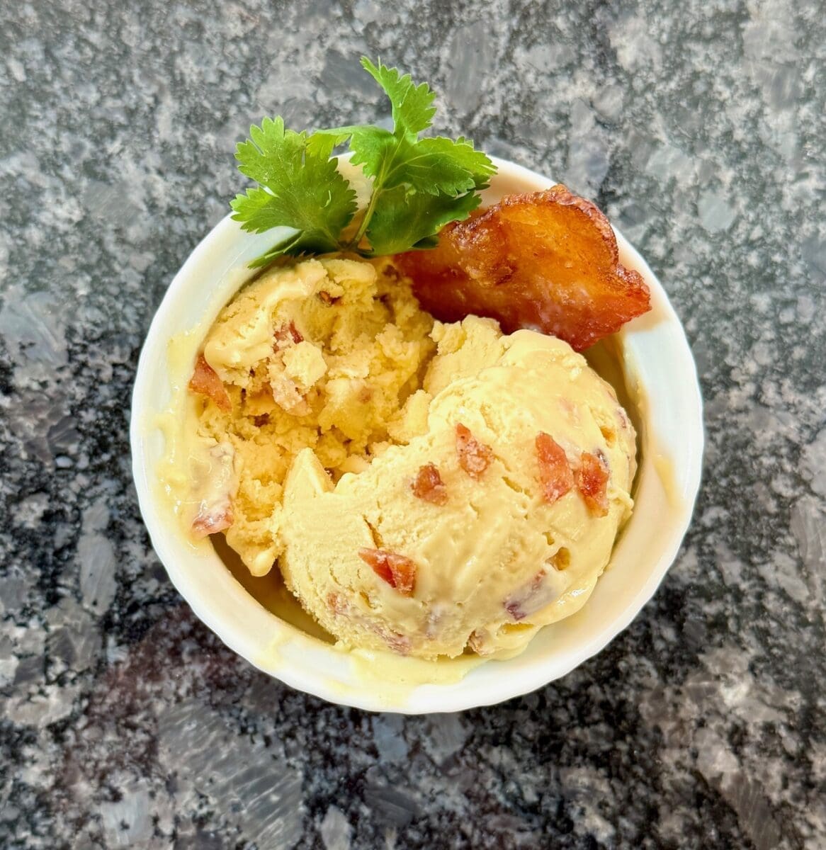 Candied Bacon Ice cream