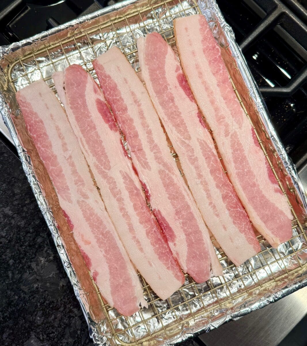 raw bacon