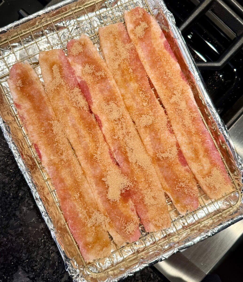 prepped bacon