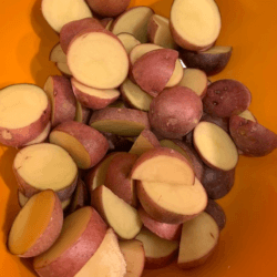 sliced Red Potatoes