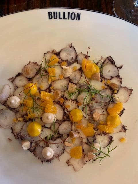 octopus carpaccio