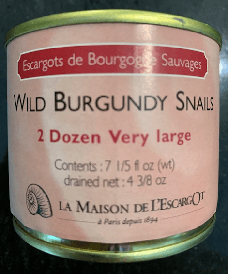 Canned escargot
