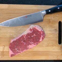 Raw Strip Steak