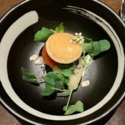 Meyer lemon poppy gin buckwheat