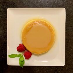 Argentinian Flan on Plate