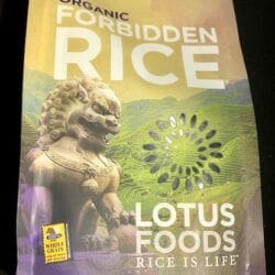 Lotus foods rice bag