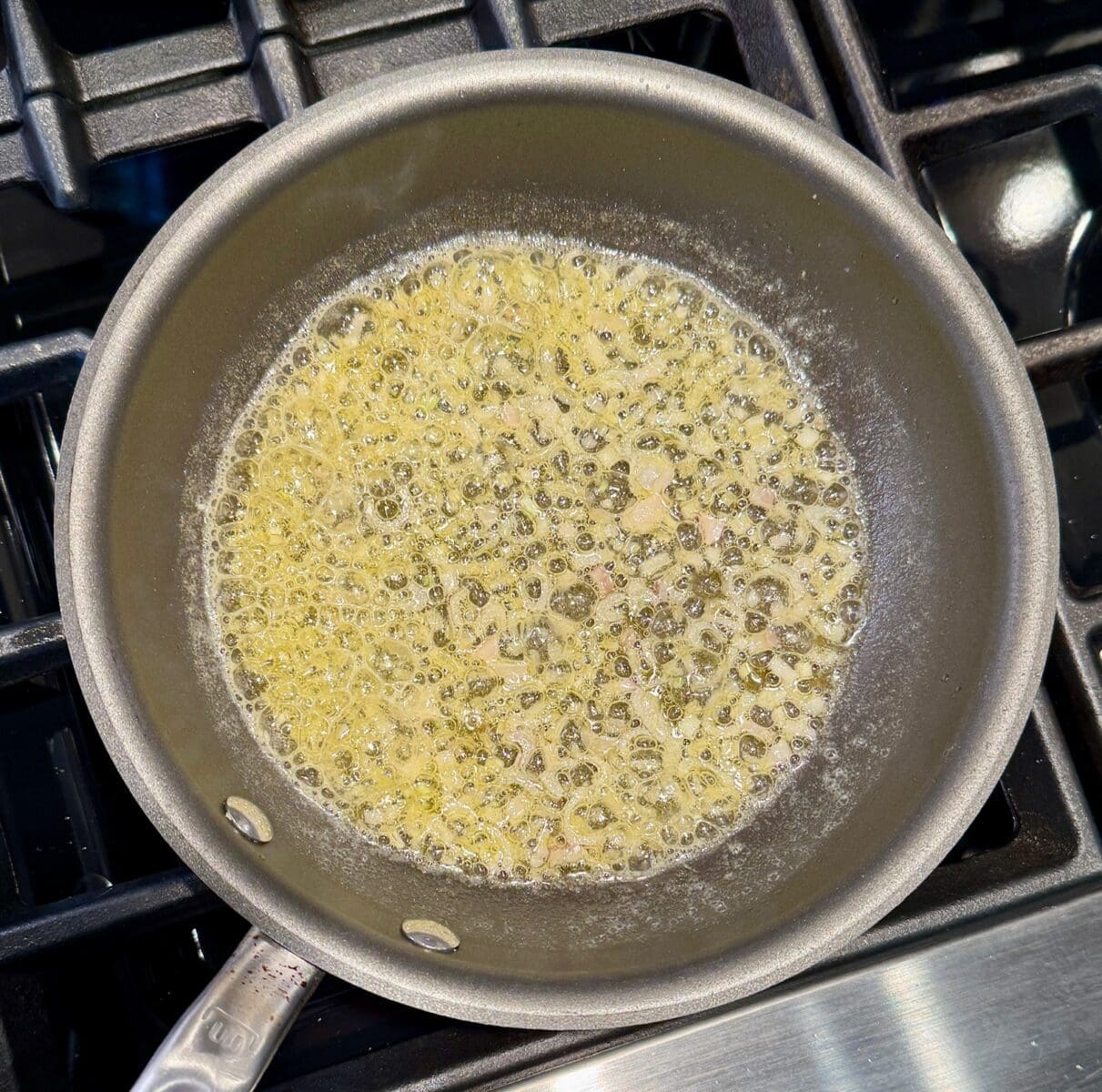 sauteed shallot garlic and butter