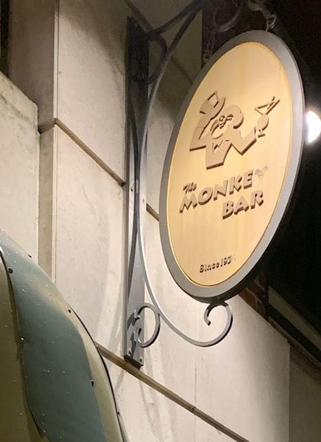 The Monkey Bar Sign