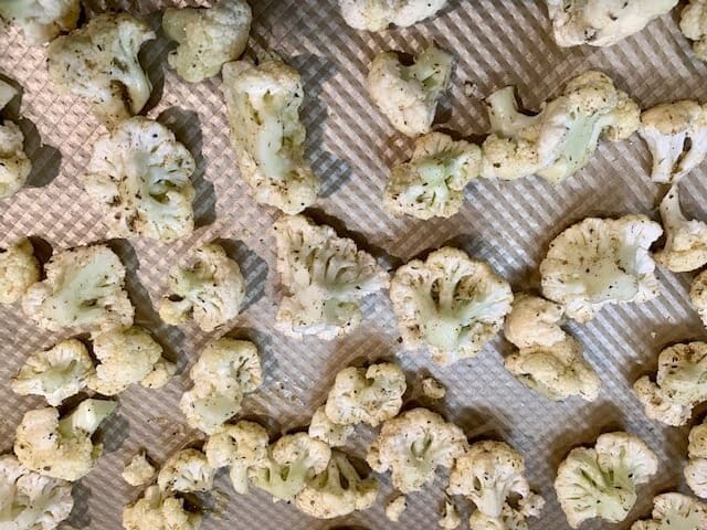 cauliflower ready to roast