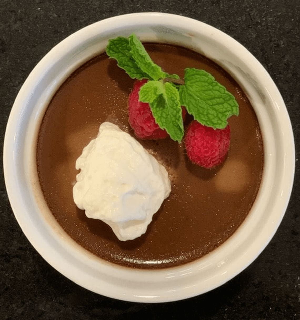 chocolate pot de creme enlarged