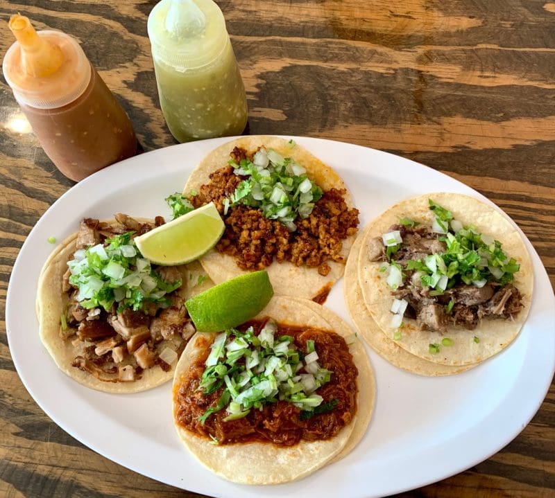 Street taco assortment