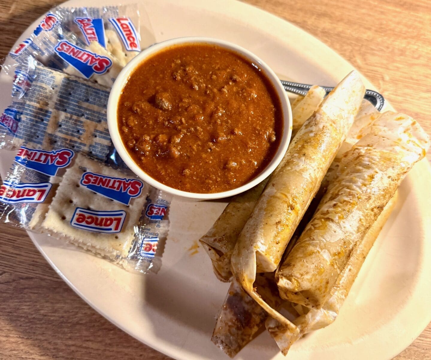 tamales with chili