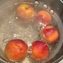 Boiling Peaches