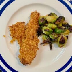 Crispy Chicken and Brussels Sprouts