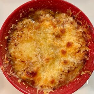 almost julia childs french onion soup