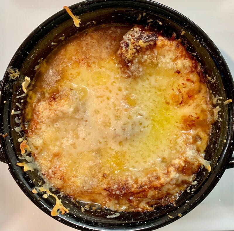 Almost julia childs french onion soup