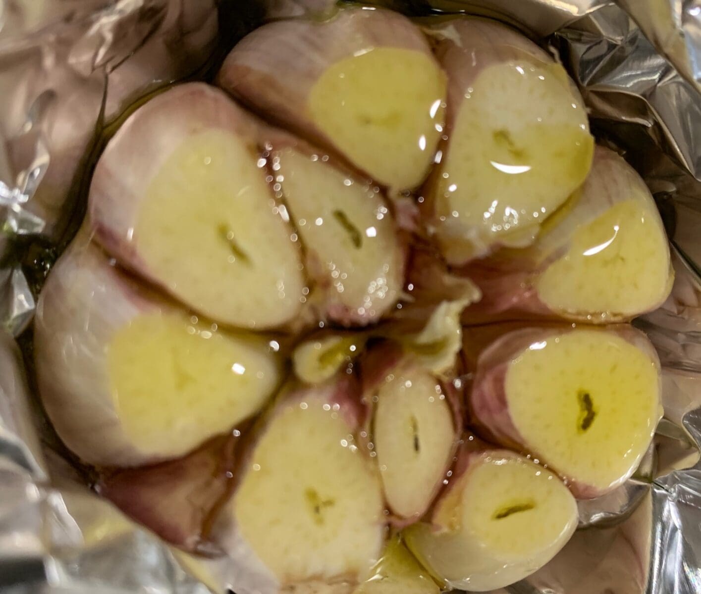 oiled garlic