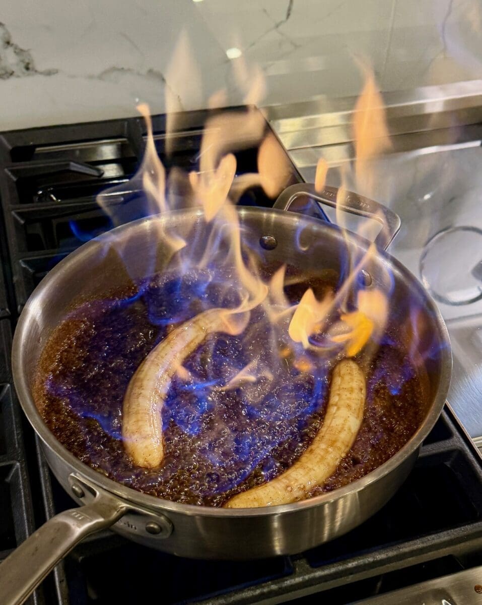 bananas foster flambe