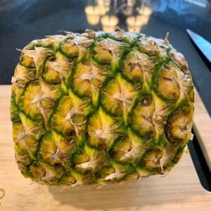 trimmed pineapple