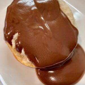 Chocolate Gravy and Biscuit