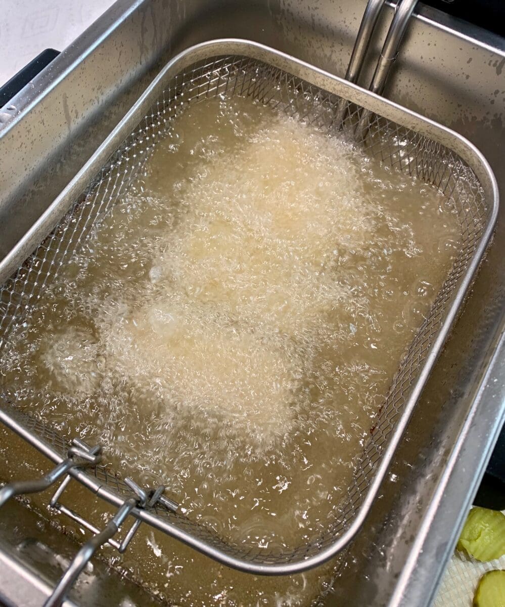 Frying pickles