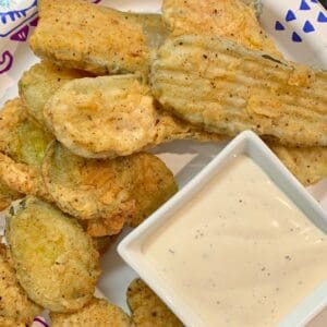 Fried Dill Pickles both