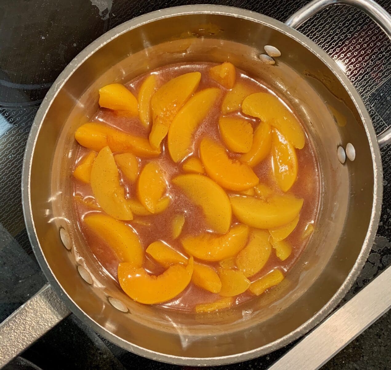 Peach syrup mix