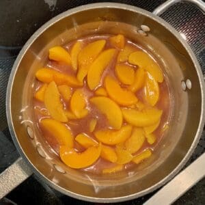 Peach syrup mix