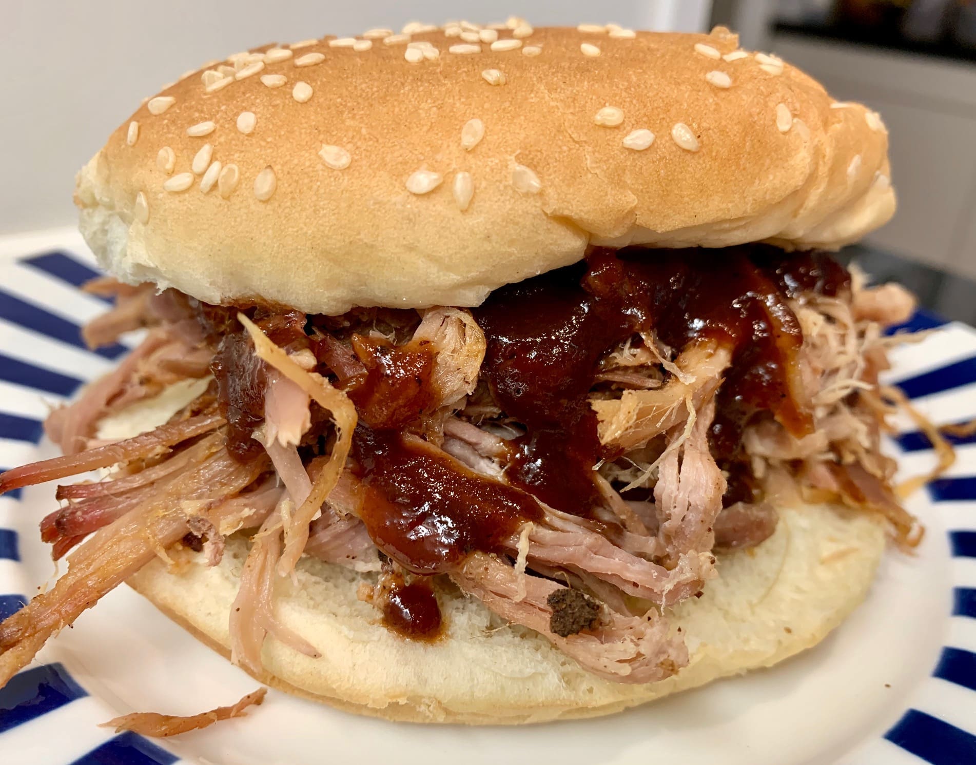 Pulled Pork barbecue Sandwich