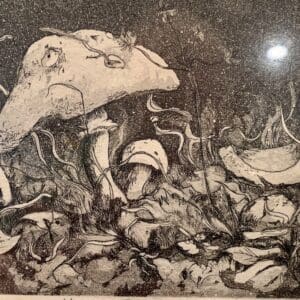 Mushroom etching