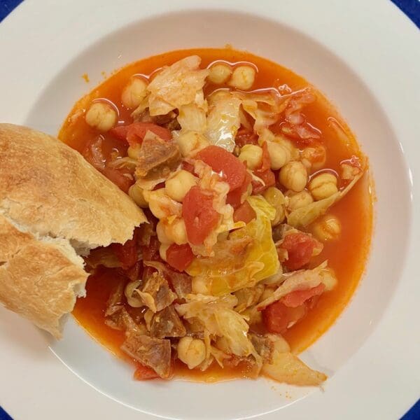 Spanish Chorizo and chickpea soup