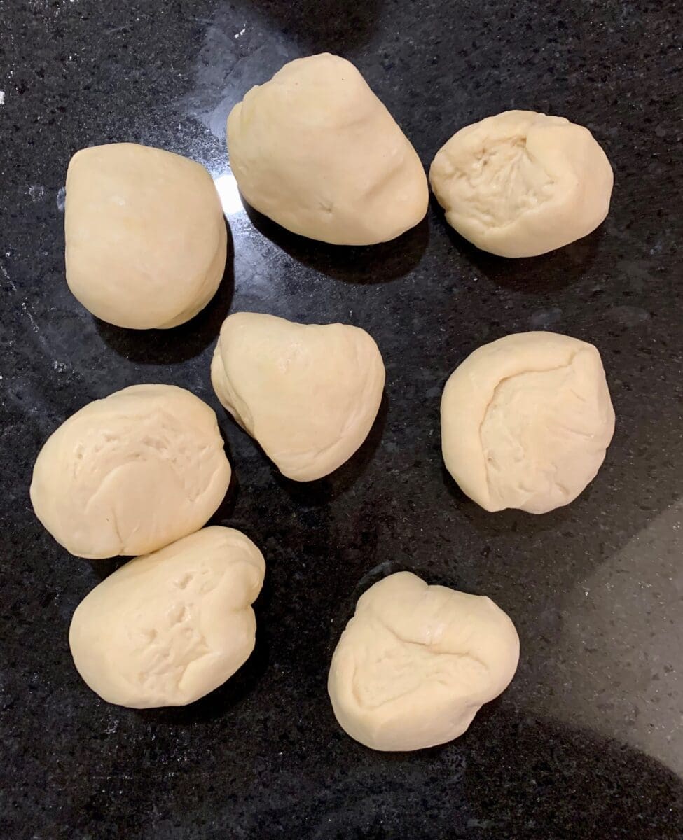 dumpling dough balls