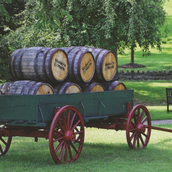 Maker's Mark bourbon wagon