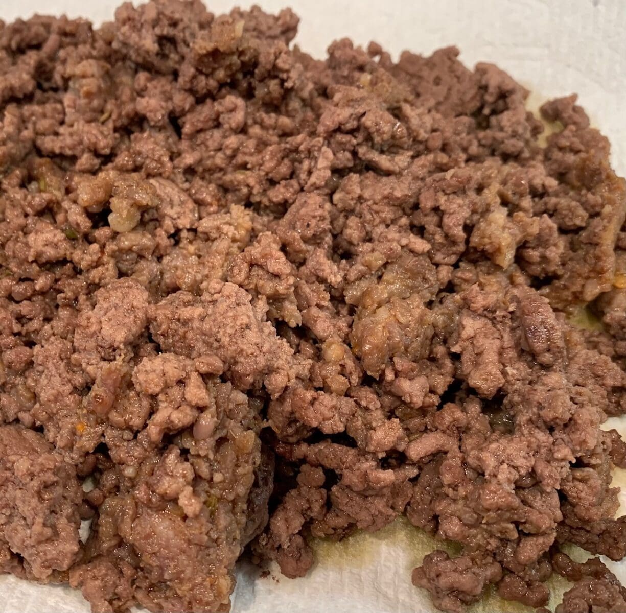 browned meat