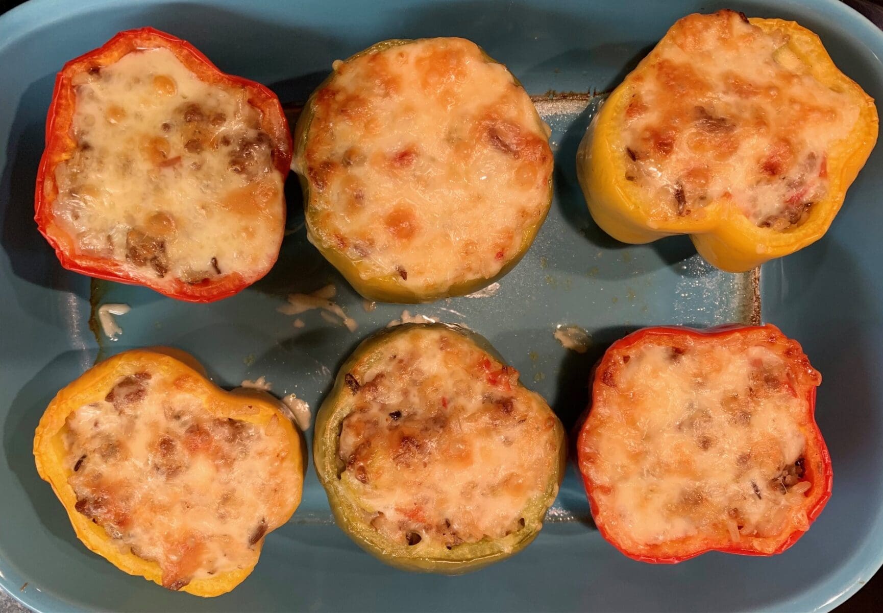 baked stuffed peppers with sausage
