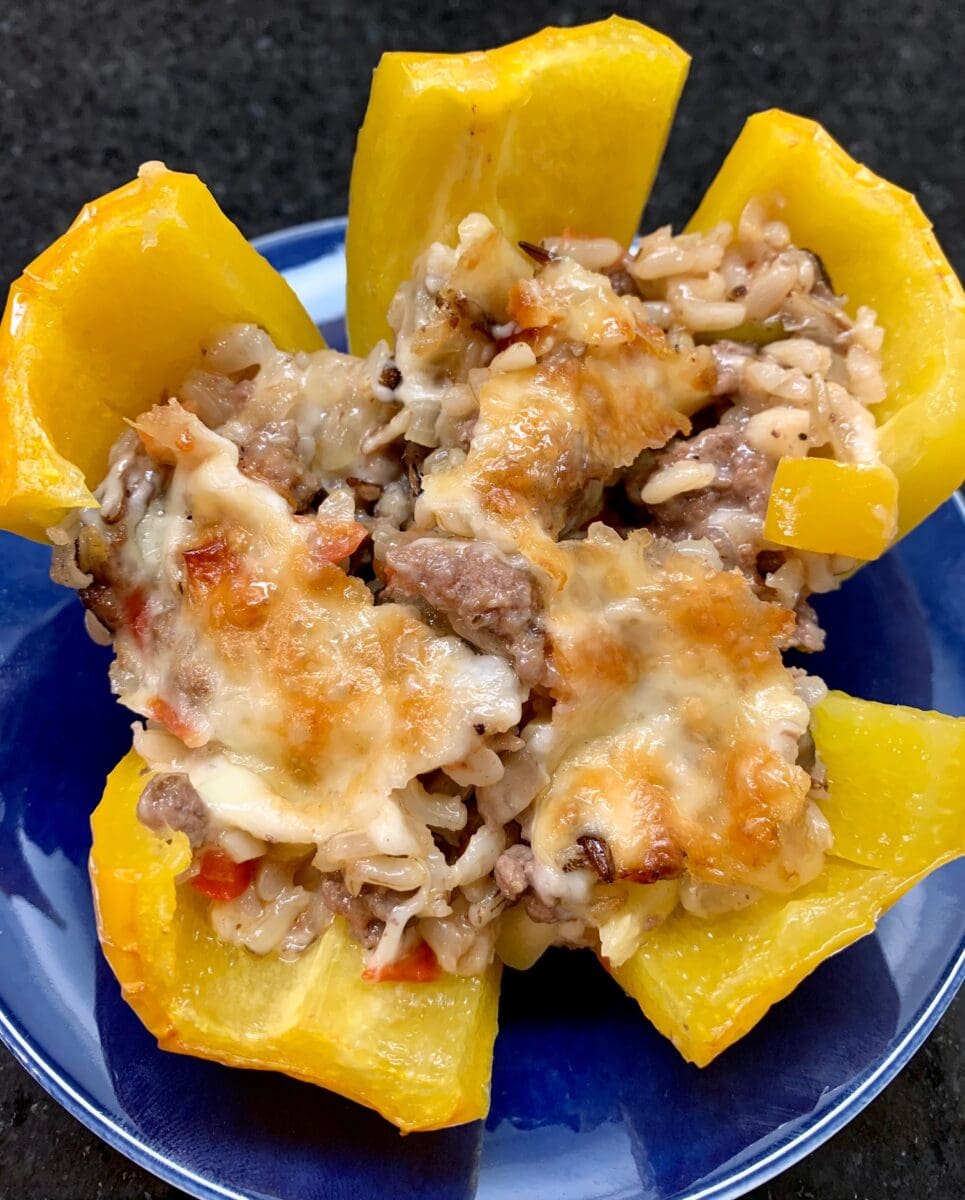 stuffed bell peppers yellow