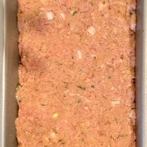 meatloaf in the pan