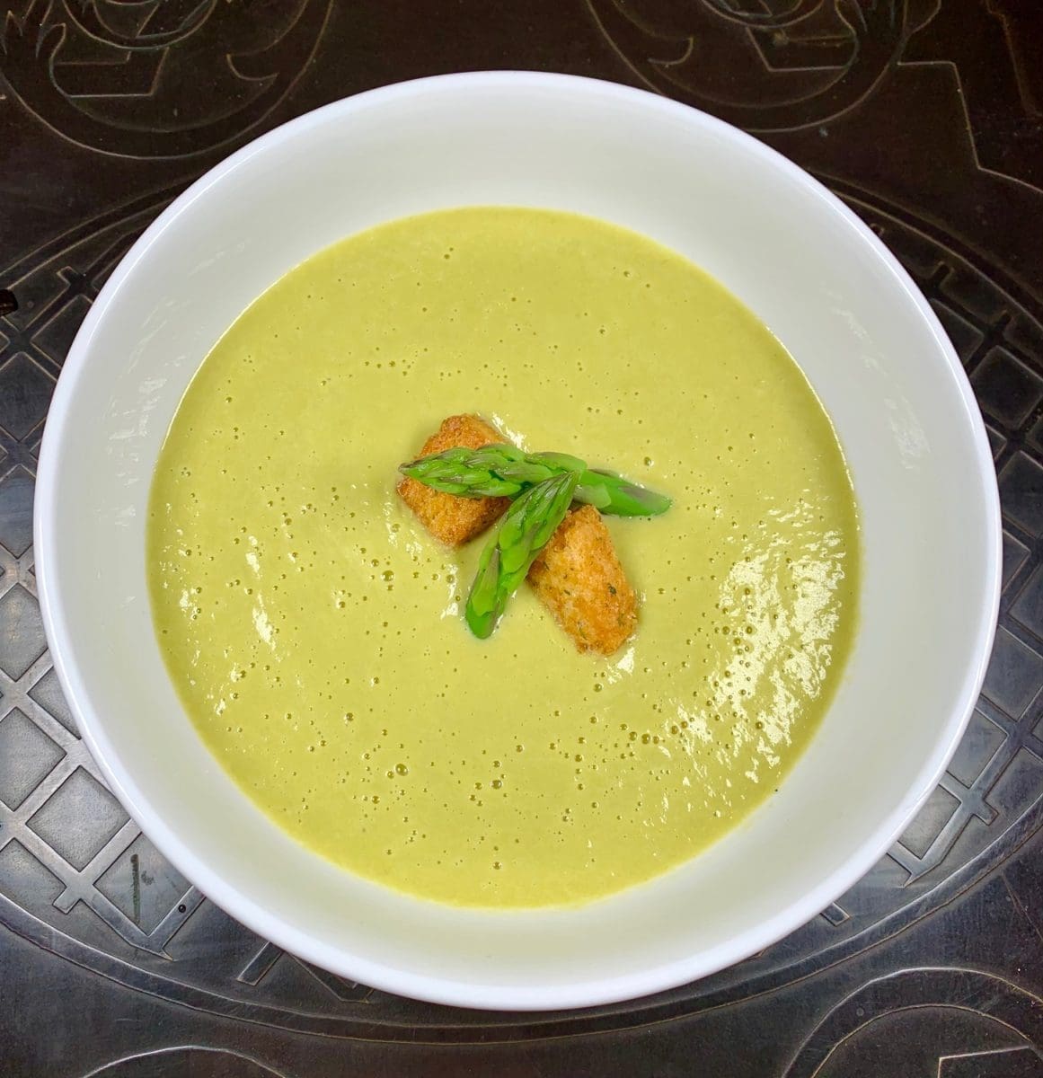 cream of asparagus soup 2