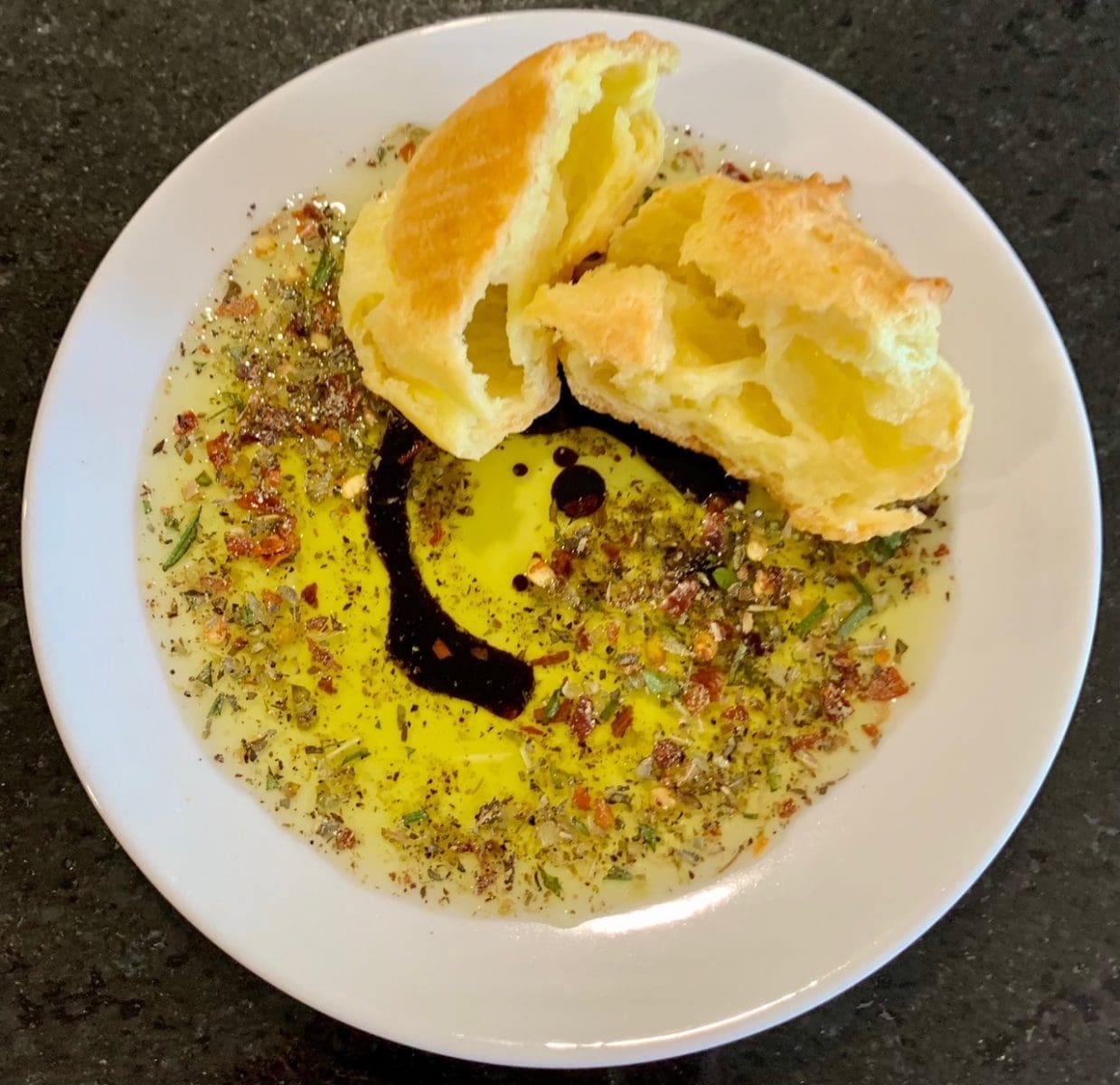 italian butter with gougeres