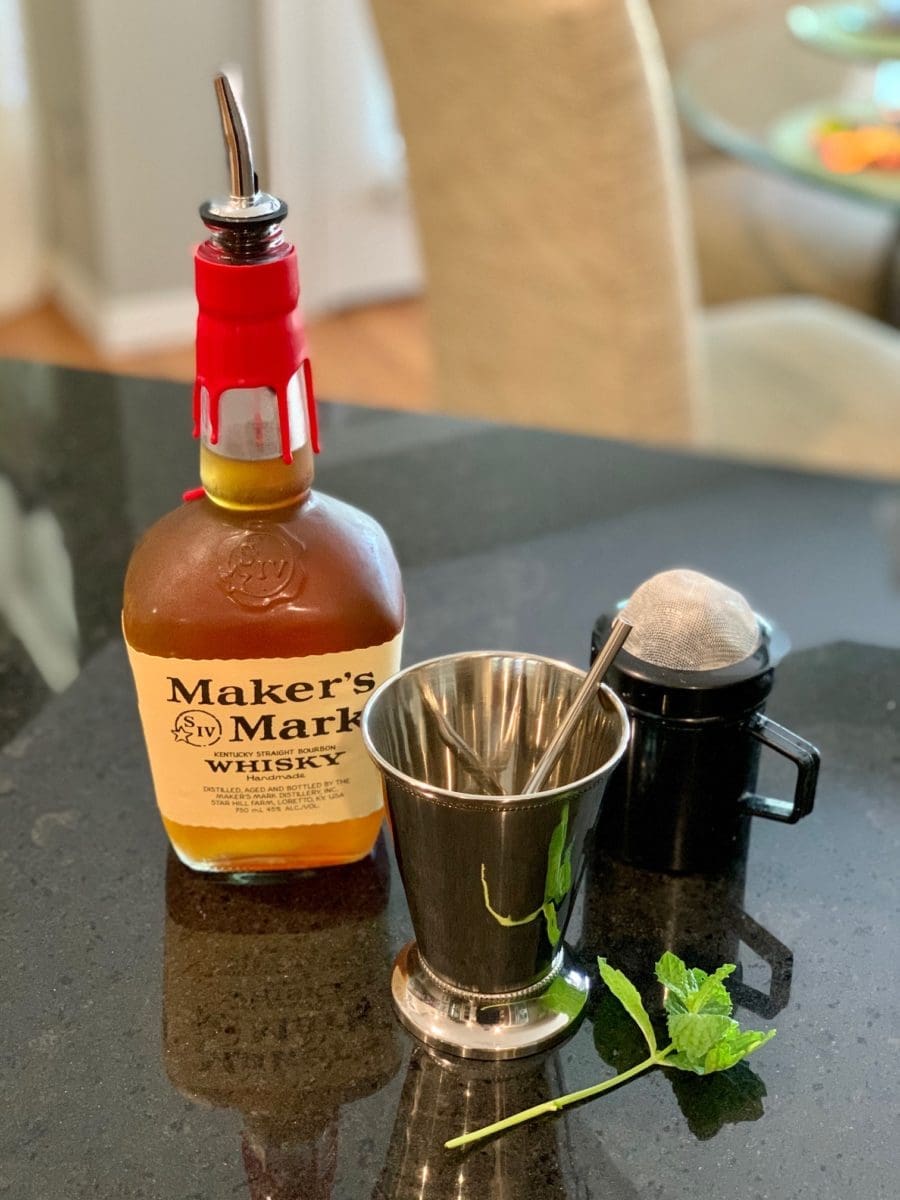 Mint Julep makin's