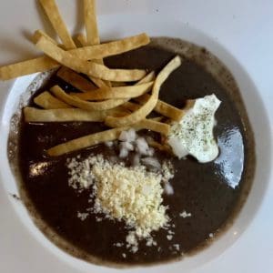 black bean soup