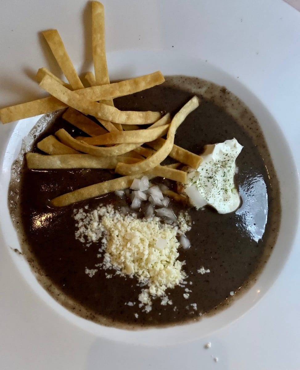 black bean soup
