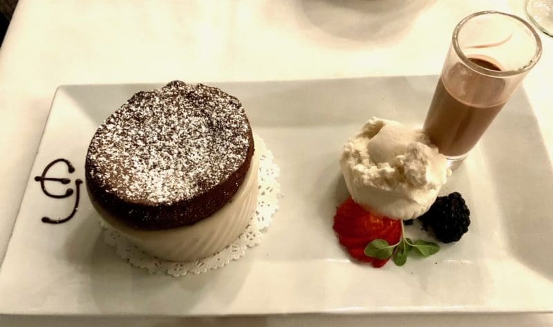 erling jensen chocolate souffle