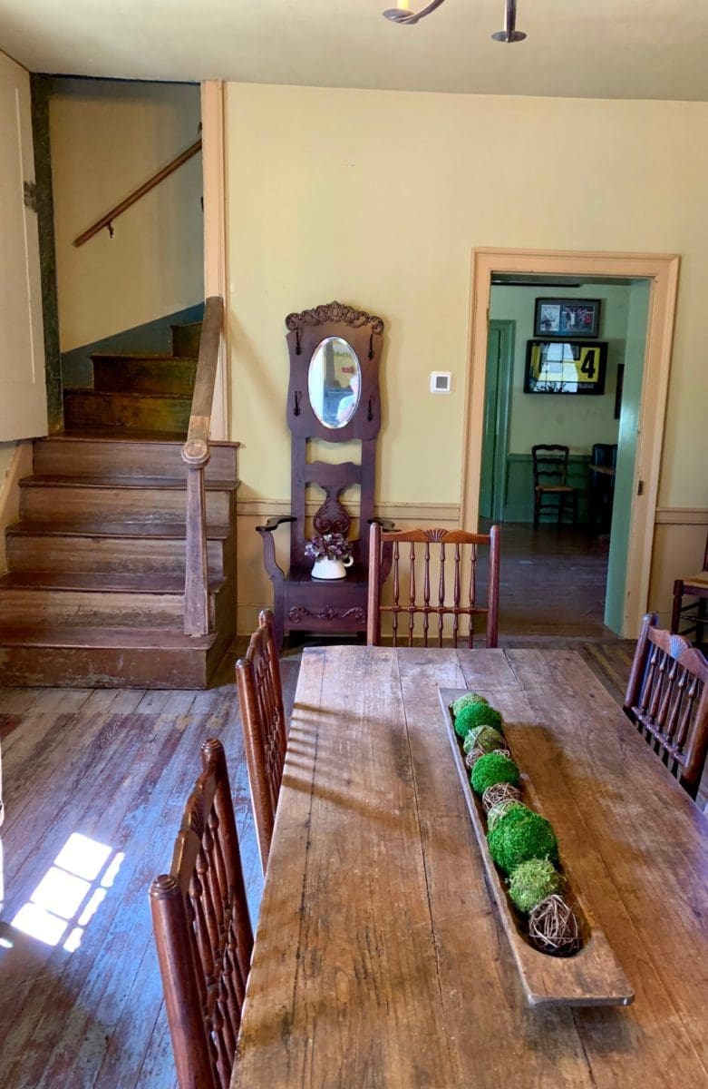 rear staircase