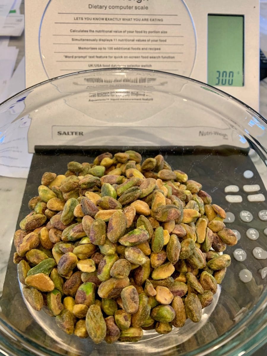 toasting pistachios