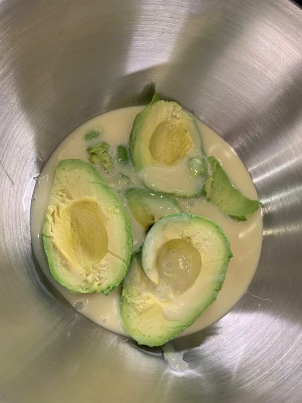 avocados and condensed milk