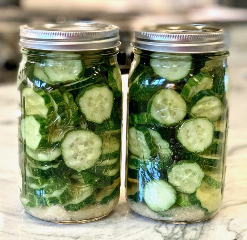 pickles ready to refrigerate