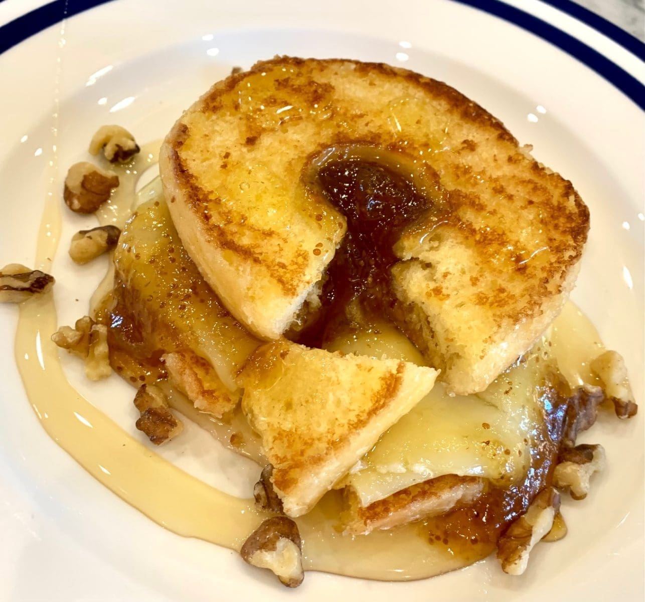 grilled brie donut 1