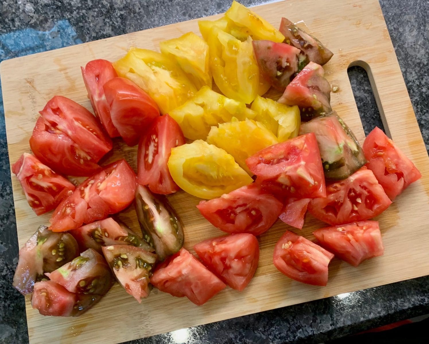 chopped tomatoes