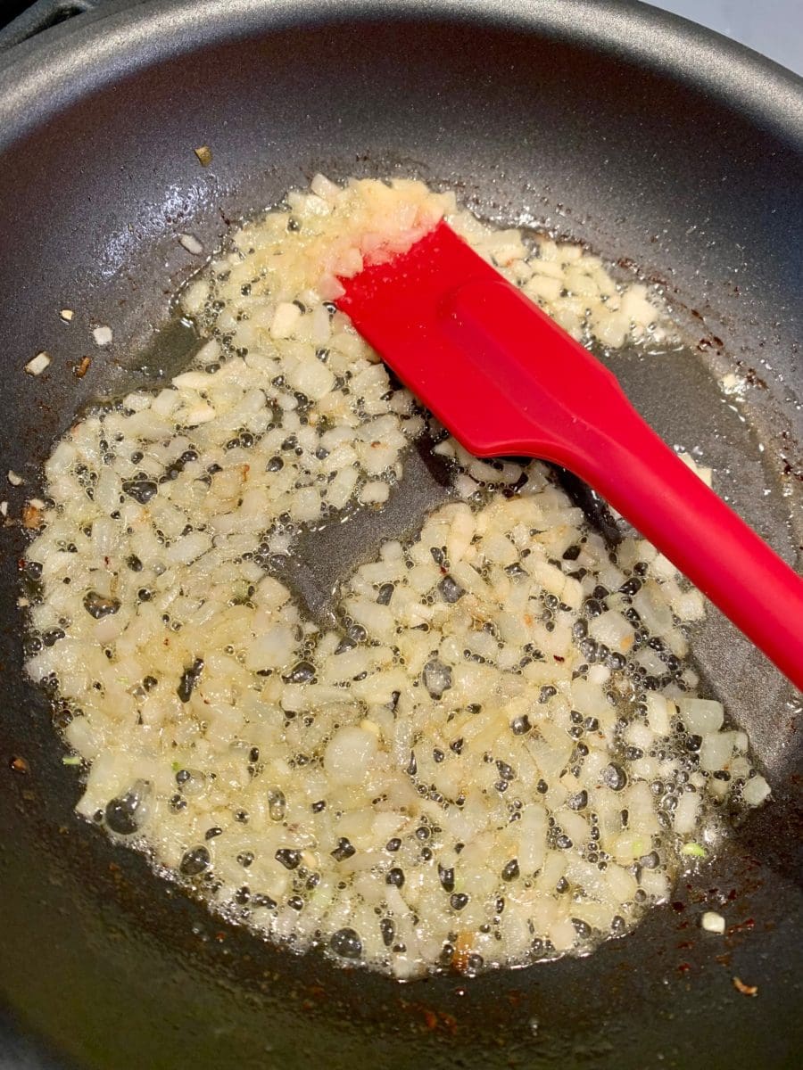 sauteed onion, shallots, garlic